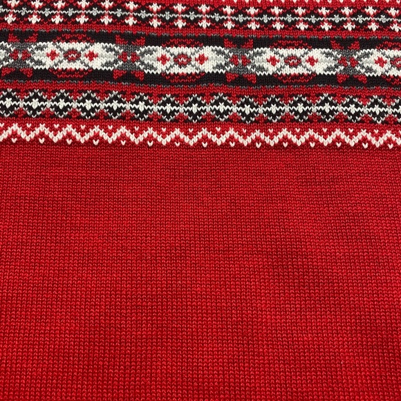 Roundtree & Yorke Crew Neck Red Pullover Sweater - Picture 6 of 13